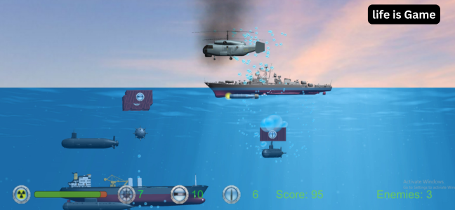Submarine Attack – Naval Warfare.